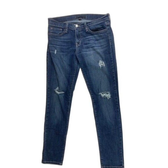 Flying Monkey Size 25 Womens Jeans Stretch Low Rise Distressed Skinny - Picture 1 of 4